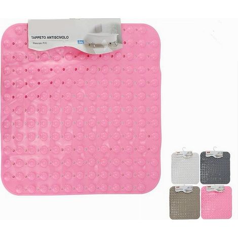 Trade Shop - TAPPETINO PVC-ANTISCIVOLOPER VASCA DA BAGNO DOCCIA 51 X 50 CM 59634 - (1/3)
