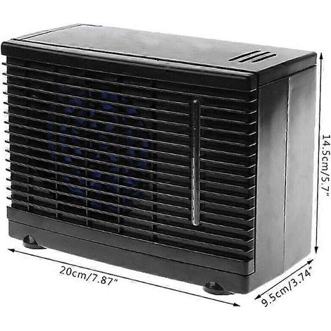Ventilateur de refroidissement 12V pour voiture, climatiseur portable auto, mini ventilateur puissant pour siège et habitacle, accessoire automobile universel (1/5)