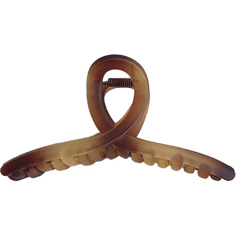 Pince à cheveux élégante, grip fort, finition givrée, grande pince pour femmes et filles, lot de 2 (1/5)