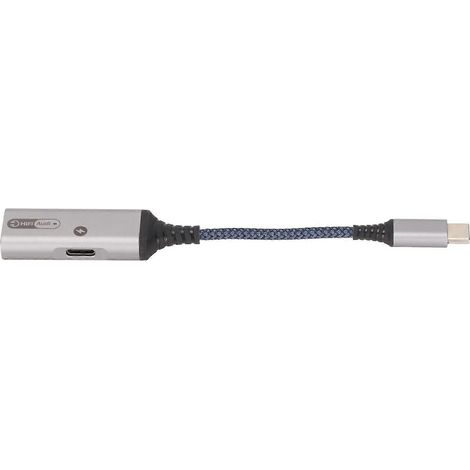 Ce câble audio 2-en-1 USB-C vers jack 3,5 mm prend en charge la charge rapide 60 W et le protocole QC PD. D'une longueur de 16 cm, il est compact et portable, idéal pour la maison, le bureau et les vo (1/4)