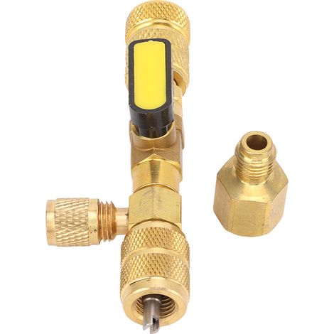 Nettoyeur de noyau de système de climatisation 1/4 5/16 SAE Outil de réparation de tuyau de climatisation universel pour R22 R134 R410 R32 (1/5)