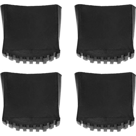 Lot de 4 protections antidérapantes pour pieds d'échelle-7.00X7.00X3.50CM-Black (1/4)