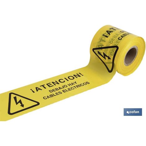 Nastro per segnalazione cavi elettrici 150mmx250m