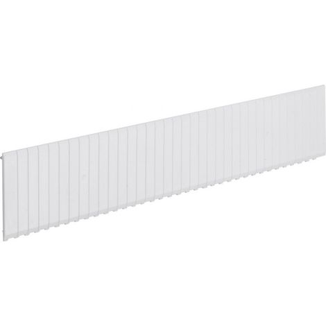 Obturateur en bande pour coffrets vector IP55 18 modules RAL 7035 gris clair HAGER VZ416