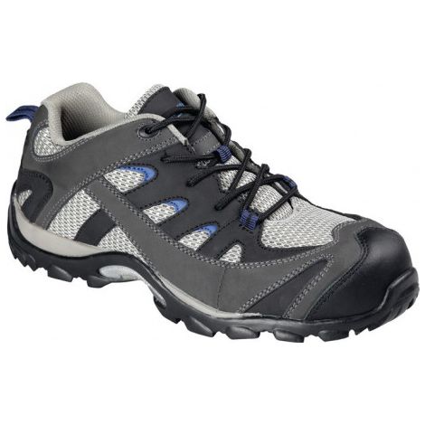 Chaussure de sécurité Mauritius taille 42 noir/gris S1P HRO EN ISO 20345 cuir/ti