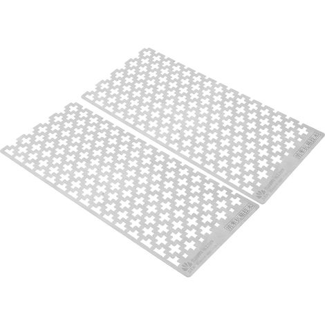 Ensemble de 2 outils pour peinture diamant, règle carrée mesures (1/5)