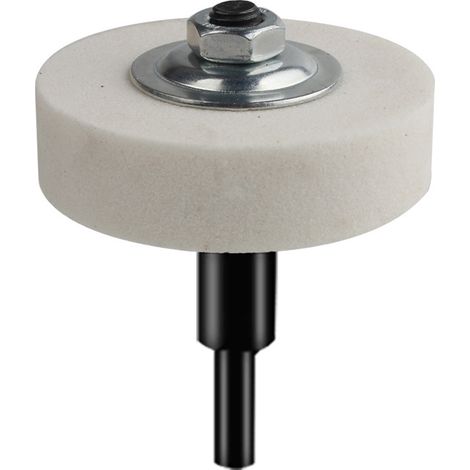 Perceuse électrique meule à main pierre à aiguiser Meule abrasive perceuse électrique tête convertisseur accessoire pour machine polisseuse tête abrasive en métal outils électriques rotatifs(Blanc) (1/2)
