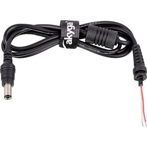 Akyga AK-SC-06 Niedervolt-Adapterkabel Hohlstecker 6.3 x 3.0 mm - offene Kabelenden 1.2 m 1 St.