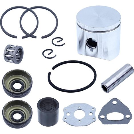 pour Husqvarna 136 137 141 142 pour pièce de tronçonneuse, kit de piston de 38 mm, 530069944, 530056363, 530029814 (1/5)