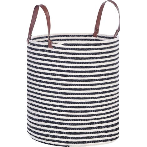 Basket ICHKA Cotton Black/ White