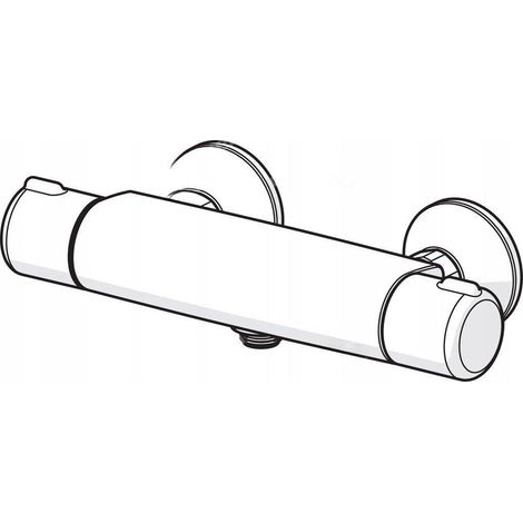 Oras Nova robinet thermostatique noir mat salle de bain (1/3)