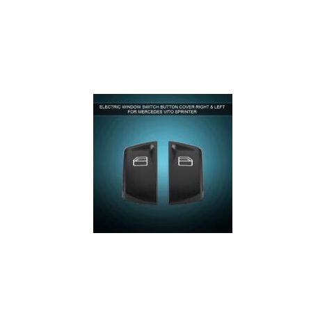Cache-interrupteur de lève-vitre électrique en deux parties (un de chaque côté) pour Mercedes-Benz Vito Sprinter. (1/2)