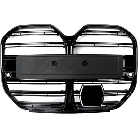 Parrilla de competición, compatible con el Mercedes-Benz Serie 4 G26 440i, fabricada en ABS resistente, color negro brillante. (1/2)