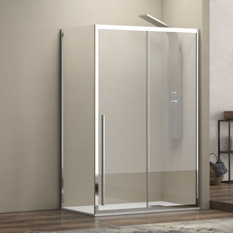 Box doccia 80x100 scorrevole vetro 8mm altezza h200  KEL4000 kamalu