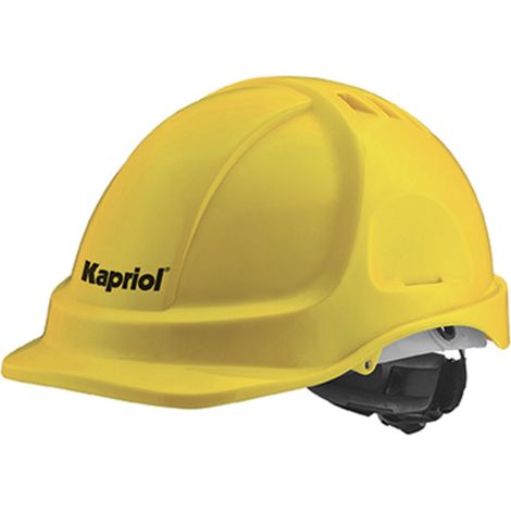 CASCO PROFESSIONALE DA CANTIERE ELMETTO IN ABS ANTIURTO EN397 GIALLO KAPRIOL