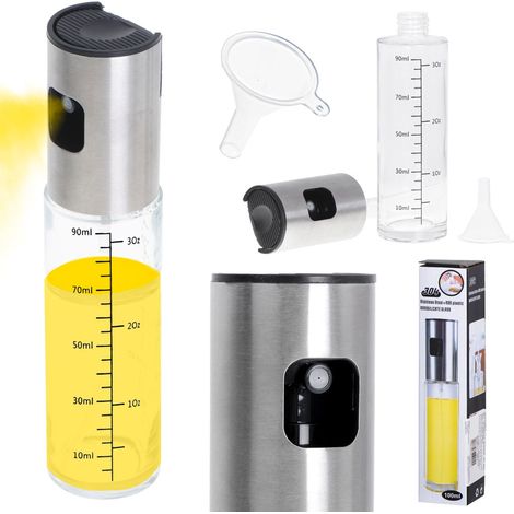 Dosatore spray per olio con scala da 100 ml
