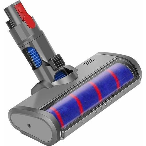 Tête-Brosse pour Dyson Cyclone V11 V10 V8 V7 Aspirateur sans Fil, Brosse de Sol électrique à roulettes Douce de Remplacement d'accessoire pour Parquet/Sols Durs/Nettoyage des Coins Sombres (1/5)