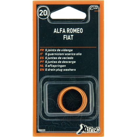 XLTECH 5 Joints CUFA D22 compatible avec Fiat