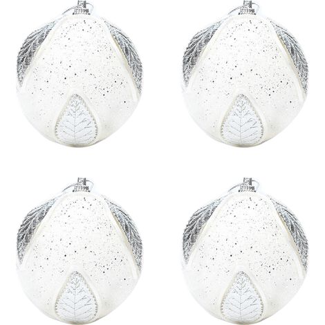 Adornos navideños vintage brillantes para decorar el árbol, decoraciones navideñas esféricas. (1/5)
