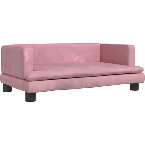 Canapé pour enfants,Sofa pour Salon,Banquette rose 80x45x30 cm velours CFW286116 (1/5)
