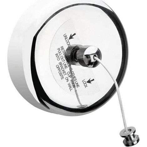 Stainless Steel Retractable Clothesline, Retractable Clothesline, 3.8m Indoor Extendable Clothesline, Retractable Clothesline for Hotel, Bathroom, Balcony MUMU (1/4)