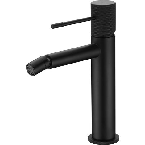 IMEX - grifo monomando bidé negro serie line