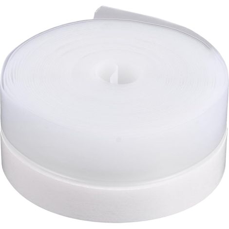 Nastro sigillante in silicone per guarnizioni antispifferi, 10 metri, nastro isolante per la parte inferiore, resistente alle intemperie e insonorizzante per porte o finestre, bagno (1/5)