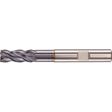 Fresa Sólido Carburo De Vhm Hpcsteel Fräserd6527M1000 Z4 + Hb Carap Fortis