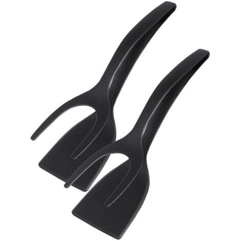 BUNTHAUS Spatule à œufs 2 en 1, pince à omelette, spatule à œufs, outils de cuisine à domicile (1/5)