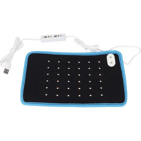 Ceinture de luminothérapie infrarouge 36 puces LED rouge, dispositif portable enveloppant pour taille dos épaules, bleu (1/5)