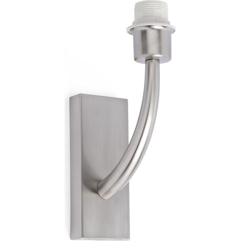 Faro Rem - Applique murale d'intérieur à 1 ampoule nickel satiné - Abat-jour non inclus, E27 (1/4)