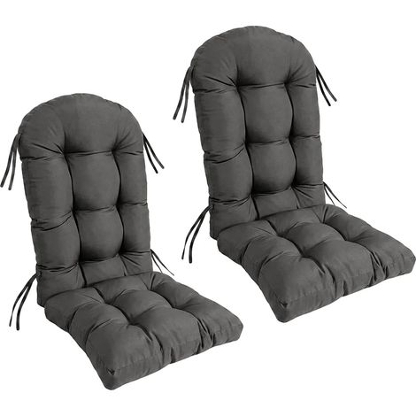 Cuscino per seduta da esterno, tessuto resistente all'acqua, include 2 cuscini, 2 pezzi (1/2)