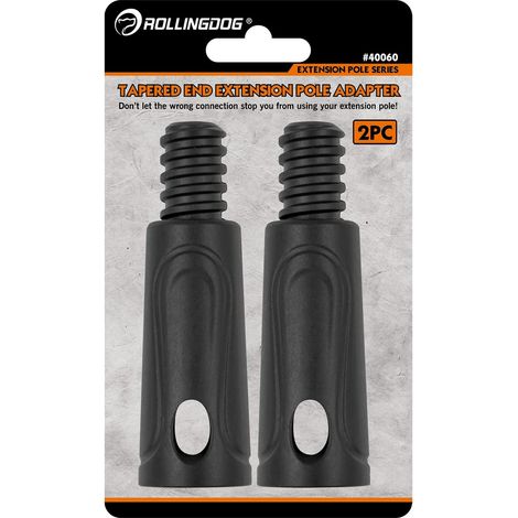 Adaptateur de Poteau D'extension 2 Pièces Adapte Les Extrémités Coniques Aux Extrémités Filetées,Idéal Pour Les Tiges D'extension de Style Click-in (1/5)