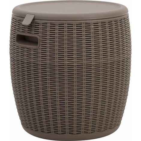 Maison Exclusive - Contenitore da Giardino 4 in 1 Polipropilene Marrone Chiaro (1/5)