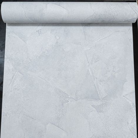 Concrete Effect Wallpaper Plain Non-Woven Vinyl Paste The Wall (1/4)