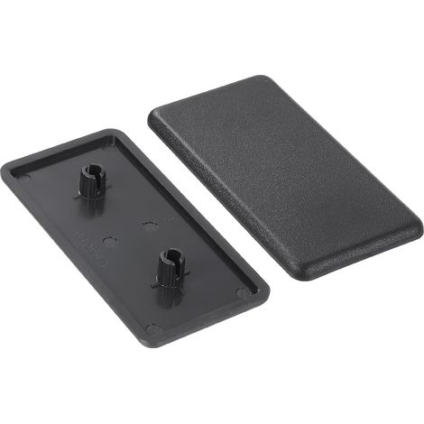 10Pcs Embouts en Nylon Extrudé, Profilé en Aluminium à Rainure en T 40x80mm 4080 Embout de Norme Européenne pour Chariot, Étagère pour Aquarium, Étagère de Rangement, Noir (1/5)