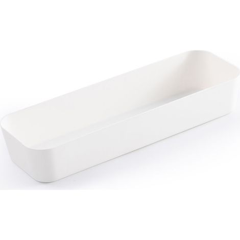 Organisateur de tiroir de bureau, boîte de rangement pour produits cosmétiques et articles de papeterie, séparateur de tiroir pour la cuisine, la chambre, la salle de bain ou le bureau