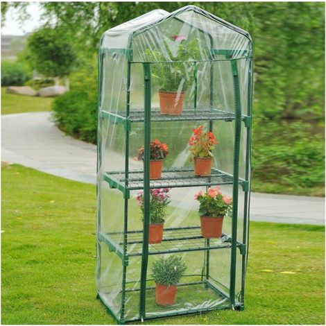 Bâche protection PVC serre jardin et abri tomates - Serre de jardinage temporaire (1/5)