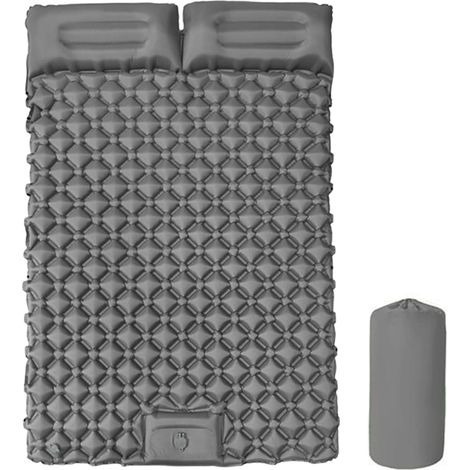 Aufblasbare Campingmatratze für 2 Personen – tragbare Schlafmatte für Camping, Wandern, Klettern und Picknicks