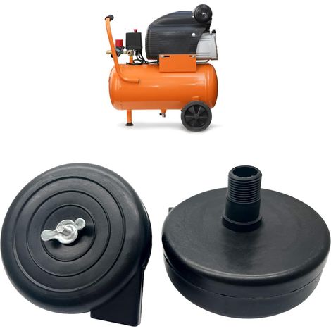 2pcs Air Compressor Muffler Intake Filter, 3/8" Thread 16mm Air Compressor Silent Filter with Outer Thread for Compressor Boilers (1/5)