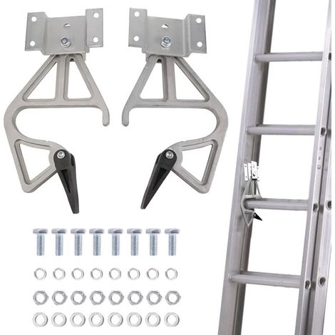 Leiterzubehör, Aluminium-Ausziehleiterverriegelungen, 2-teiliges Ausziehleiterzubehör für das Werner 28-11 Sprossenverriegelungsset