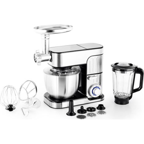 Kitchencook - Robot Pâtissier Antaraproinox - 1300 W 5,5 L - Blender Et Hachoir (1/5)