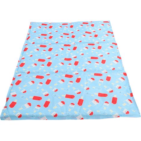 Tapis rafraîchissant pour animaux de compagnie, motif dessin animé, pour chat ou chien, coussin en gel rafraîchissant, couverture idéale par temps chaud. Dimensions : 89,5 x 59,5 cm / 35,2 x 23,4 pouc (1/5)