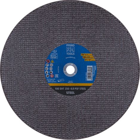 PFERD TOOLS Trennscheibe 100 EHT 350-4,0 PSF Stahl 20mm 10 Stk (1/5)