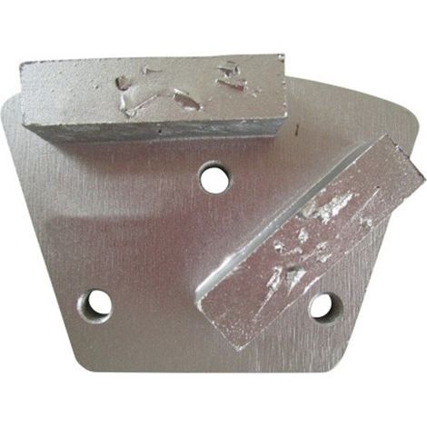 Segment de ponçage diamanté PCD à 3 trous connexion M6 - colle, mastic, revêtements durs - Diamwood (1/2)