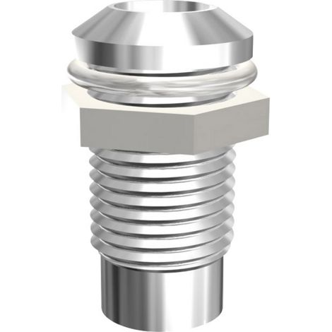Signal Construct SMQ1089 SMQ1089 LED-Fassung Metall Passend für (LEDs) LED 5 mm Schraubbefestigung