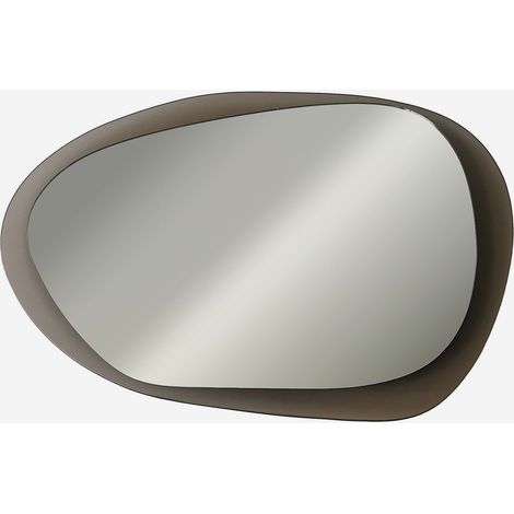 Espejo de pared de vidrio templado 75x55 cm Aqua (1/5)