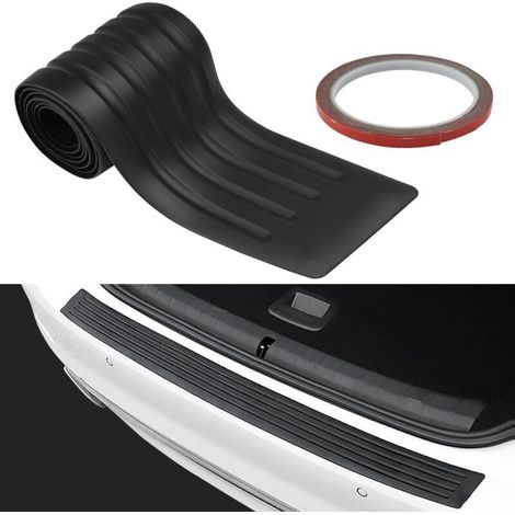 Car Bumper Protector, 104x9cm Rubber Rear Bumper Protector, Car Trunk Scratch Protector Strip Fits Most Cars, SUVs and Trucks (1/5)