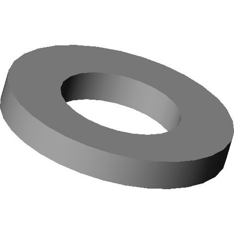 Ajile - Pour vis M6 : Rondelle plastique standard pour vis diam. M6