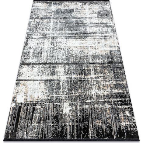Alfombra de baño SYNERGY, glamour, antideslizante, suave - lurex negro black 50x80 cm (1/5)